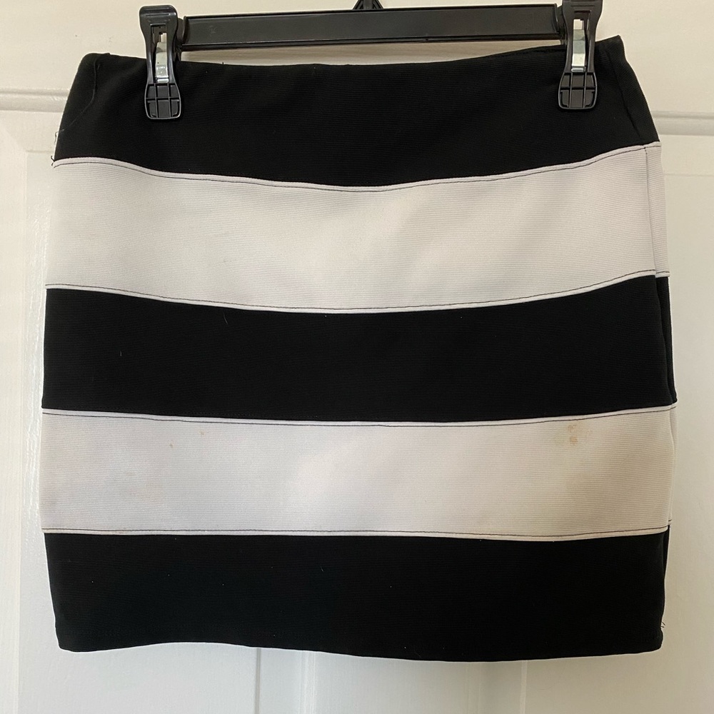 Black and white skirt